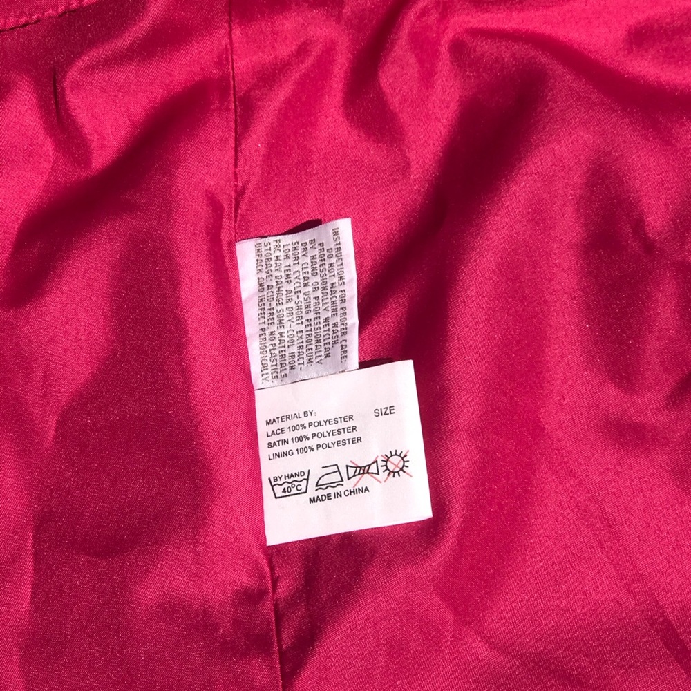 Pink Empire Waist Halter Formal Dress Sz 4 - Picture 8 of 13